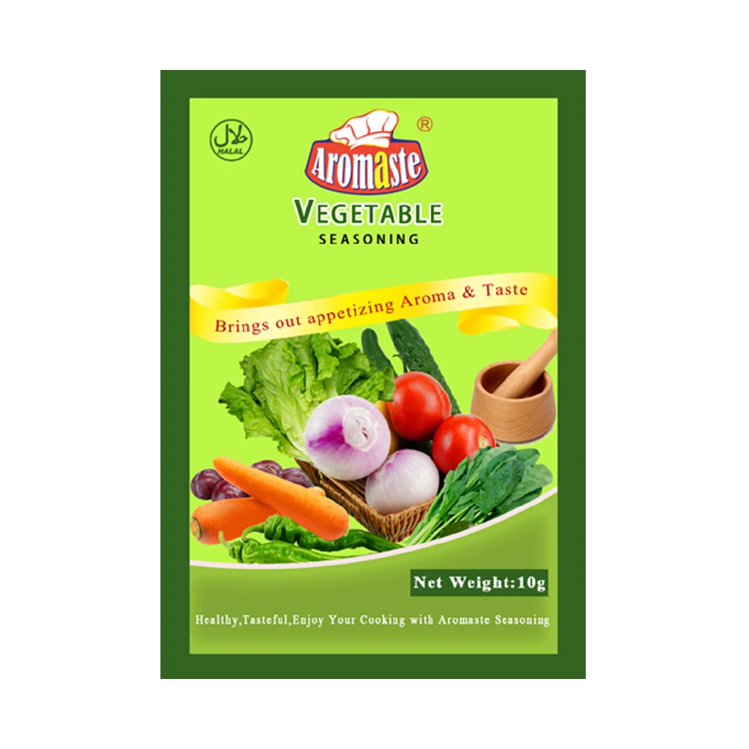 Halal 10g Sachet Vegetable Flavored Powder Used for Cassava Leaves