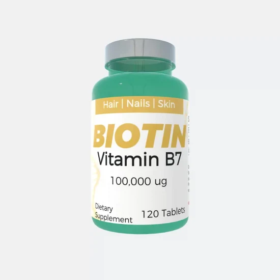 Suplemento de Saúde Cabelo Unhas Pele Dmscare-Biotina Comprimidos Vitamina B7 Comprimidos Biotina