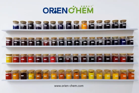 Pigmento orgânico em pó vermelho/amarelo/laranja/violeta para plástico/tinta/tinta